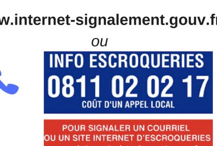 Signaler une escroquerie sur Internet ou par téléphone