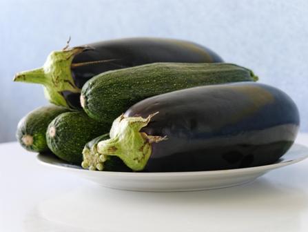 courgette aubergine