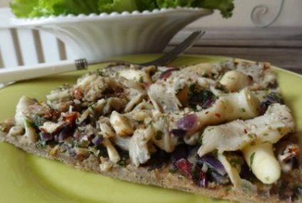 Tarte aux pleurotes by Carnets de cuisine