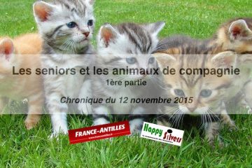 Les seniors et les animaux de compagnie – 1ère partie