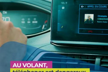 Au volant, le téléphone est dangereux, même avec un kit mains libres